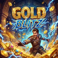 Gold Blitz game artwork featured at Jackpot City Casino for United Kingdom players